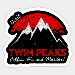 visit twin peaks Sticker